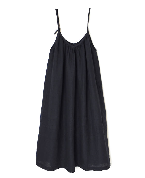 INSL26302 60s LINEN PLAIN TWO WAY CAMISOLE DERSS