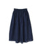INSL26325 60s AUTO LOOM COTTON/LINEN PLAIN GATHERED SKIRT