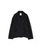 ISNAM2601D LINEN/COTTON PLAIN OVERDYE ROUND COLLAR DOUBLE JACKET