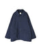 MDSH26521 PADDED 60s ORGANIC POPLIN PLAIN REGULAR COLLAR OVER HALF COAT