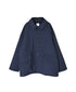 MDSH26521 PADDED 60s ORGANIC POPLIN PLAIN REGULAR COLLAR OVER HALF COAT