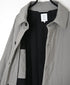 MDSH26521 PADDED 60s ORGANIC POPLIN PLAIN REGULAR COLLAR OVER HALF COAT