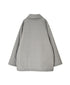 MDSH26521 PADDED 60s ORGANIC POPLIN PLAIN REGULAR COLLAR OVER HALF COAT