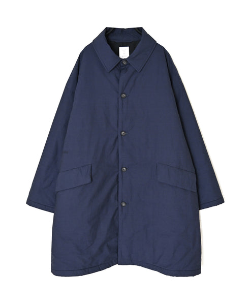 MDSH26522 PADDED 60s ORGANIC POPLIN PLAIN REGULAR COLLAR OVER COAT
