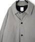 MDSH26522 PADDED 60s ORGANIC POPLIN PLAIN REGULAR COLLAR OVER COAT