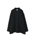 MDSH26531 BOILED WOOL PLAIN BANDED COLLAR JACKET