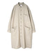 MDSH26532 BOILED WOOL PLAIN BANDED COLLAR COAT