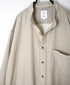 MDSH26532 BOILED WOOL PLAIN BANDED COLLAR COAT