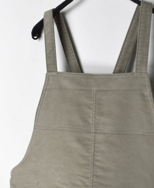 NAM1432M MOLESKIN APRON ONE-PIECE
