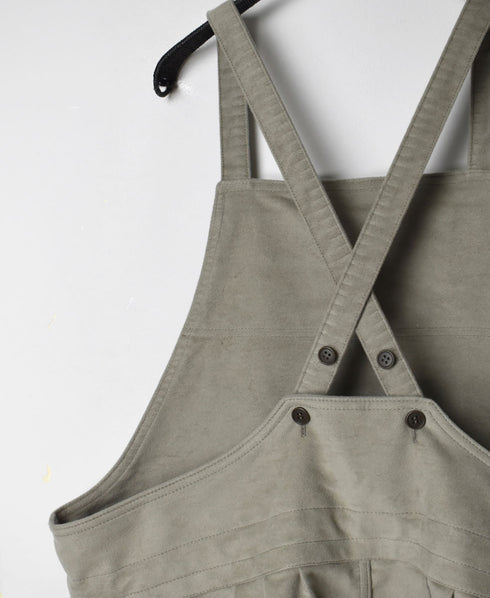 NAM1432M MOLESKIN APRON ONE-PIECE