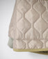 NAM2561PP PLAIN POLYESTER×PLAIN POLYESTER OVERSIZED HOODED JACKET WITH RIBBED CUFF