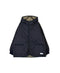 NAM2561PP PLAIN POLYESTER×PLAIN POLYESTER OVERSIZED HOODED JACKET WITH RIBBED CUFF