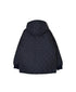 NAM2561PP PLAIN POLYESTER×PLAIN POLYESTER OVERSIZED HOODED JACKET WITH RIBBED CUFF
