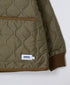 NAM2561PP PLAIN POLYESTER×PLAIN POLYESTER OVERSIZED HOODED JACKET WITH RIBBED CUFF