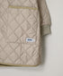 NAM2562PP PLAIN POLYESTER×PLAIN POLYESTER OVERSIZED MID-LENGTH HOODED COAT WITH RIBBED CUFF