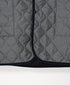NAM2562PP PLAIN POLYESTER×PLAIN POLYESTER OVERSIZED MID-LENGTH HOODED COAT WITH RIBBED CUFF