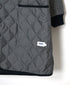 NAM2562PP PLAIN POLYESTER×PLAIN POLYESTER OVERSIZED MID-LENGTH HOODED COAT WITH RIBBED CUFF