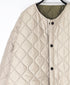 NAM2563PP PLAIN POLYESTER×PLAIN POLYESTER OVERSIZED NO COLLAR COAT