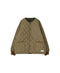 NAM2651PP POLYESTER × POLYESTER OVERSIZED NO COLLAR JACKET WITH RIBBED CUFF