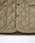 NAM2651PP POLYESTER × POLYESTER OVERSIZED NO COLLAR JACKET WITH RIBBED CUFF