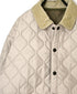 NAM2652PP POLYESTER × POLYESTER OVERSIZED STAND FALL COLLAR JACKET WITH RIBBED CUFF