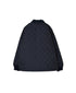 NAM2652PP POLYESTER × POLYESTER OVERSIZED STAND FALL COLLAR JACKET WITH RIBBED CUFF