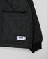 NAM2652PP POLYESTER × POLYESTER OVERSIZED STAND FALL COLLAR JACKET WITH RIBBED CUFF