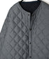 NAM2563PP PLAIN POLYESTER×PLAIN POLYESTER OVERSIZED NO COLLAR COAT