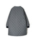 NAM2563PP PLAIN POLYESTER×PLAIN POLYESTER OVERSIZED NO COLLAR COAT