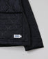 NAM2661 POLYESTER × FLEECE HEAT QUILT OVERSIZED STAND FALL COLLAR JACKET