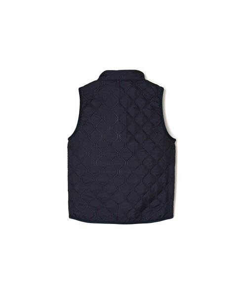 NAM9984PP PLAIN POLYESTER×PLAIN POLYESTER STAND COLLAR VEST