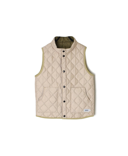 NAM9984PP PLAIN POLYESTER×PLAIN POLYESTER STAND COLLAR VEST