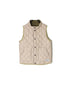NAM9984PP PLAIN POLYESTER×PLAIN POLYESTER STAND COLLAR VEST