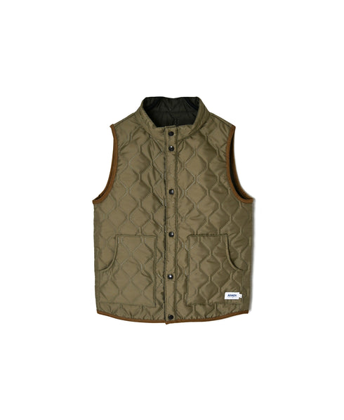 NAM9984PP PLAIN POLYESTER×PLAIN POLYESTER STAND COLLAR VEST