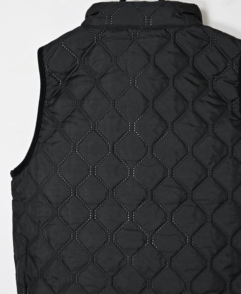 NAM9984PP PLAIN POLYESTER×PLAIN POLYESTER STAND COLLAR VEST