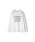 NFA2351P48 "CUISINE" COTTON JERSEY CREW NECK OVERSIZE L/SL T-SHIRT WITH CUFF
