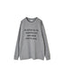 NFA2351P48 "CUISINE" COTTON JERSEY CREW NECK OVERSIZE L/SL T-SHIRT WITH CUFF