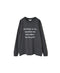 NFA2351P48 "CUISINE" COTTON JERSEY CREW NECK OVERSIZE L/SL T-SHIRT WITH CUFF