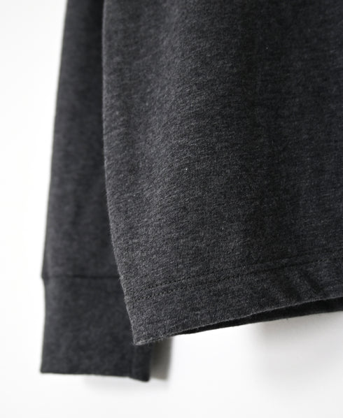 NFA2351P48 "CUISINE" COTTON JERSEY CREW NECK OVERSIZE L/SL T-SHIRT WITH CUFF