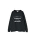 NFA2351P48 "CUISINE" COTTON JERSEY CREW NECK OVERSIZE L/SL T-SHIRT WITH CUFF