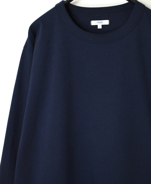 NFA2351 4.4oz COTTON JERSEY CREW NECK OVERSIZE L/SL T WITH CUFF