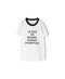 NFA2601P47 "RETARD" 4.4oz COTTON JERSEY CREW NECK S/SL RINGER T-SHIRT