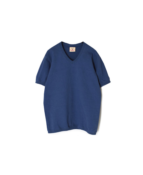 NGW1701 7.2oz HEAVY WEIGHT COTTON V-NECK S/SL TEE CUFF AND HEM RIB