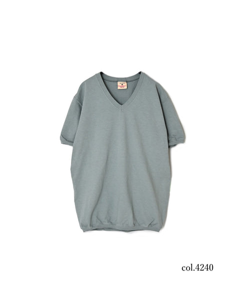 NGW1701 7.2oz HEAVY WEIGHT COTTON V-NECK S/SL TEE CUFF AND HEM RIB