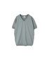 NGW1701 7.2oz HEAVY WEIGHT COTTON V-NECK S/SL TEE CUFF AND HEM RIB