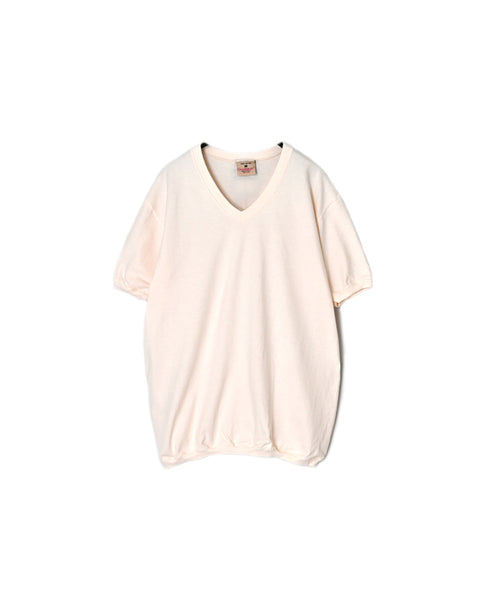 NGW1701 7.2oz HEAVY WEIGHT COTTON V-NECK S/SL TEE CUFF AND HEM RIB