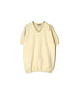 NGW1701 7.2oz HEAVY WEIGHT COTTON V-NECK S/SL TEE CUFF AND HEM RIB