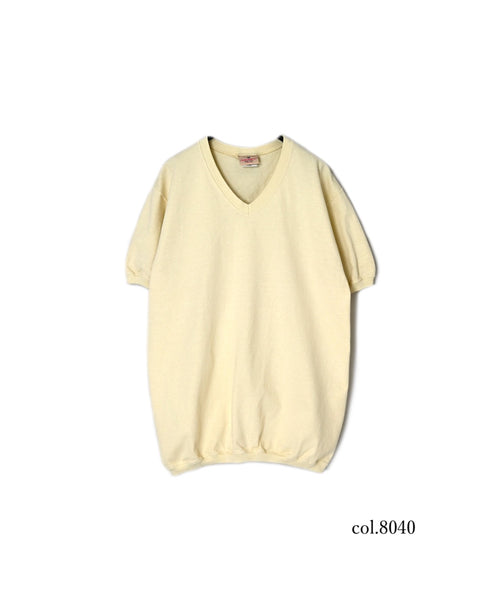 NGW1701 7.2oz HEAVY WEIGHT COTTON V-NECK S/SL TEE CUFF AND HEM RIB