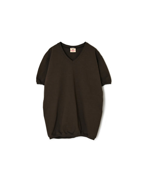 NGW1701 7.2oz HEAVY WEIGHT COTTON V-NECK S/SL TEE CUFF AND HEM RIB