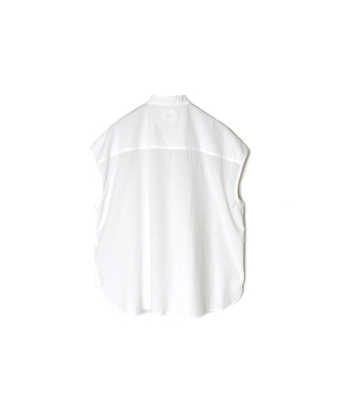 NMDS26224 60s ORGANIC CAMBRIC WITH EMB FRENCH/SLEEVE BANDED COLLAR EMB SHIRT